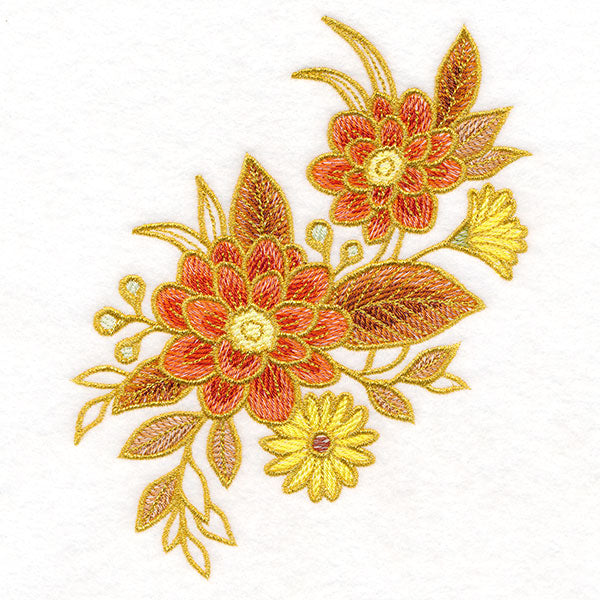 Bouquet of Shimmering Fall Blooms