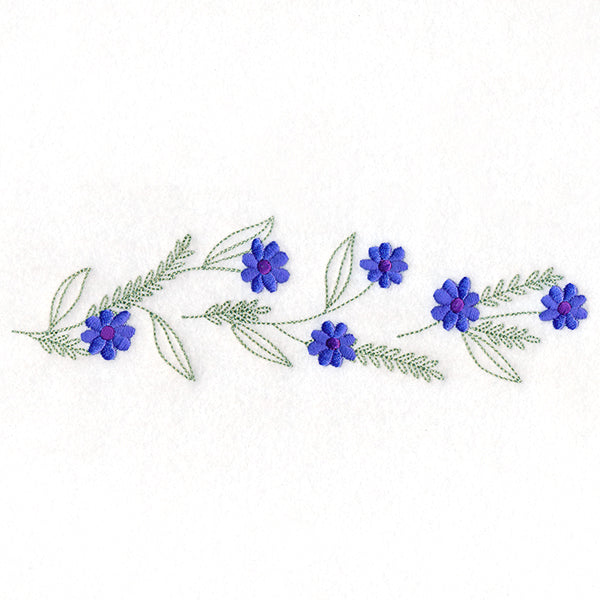 Sweet Delicate Flowers Border