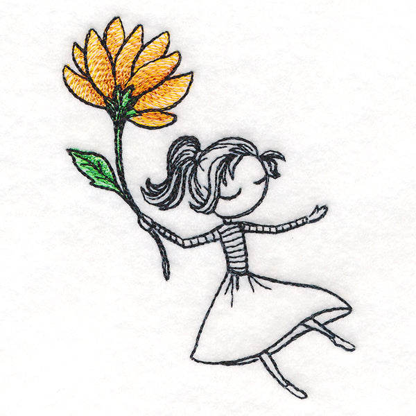 Autumn Breeze Beauty with Flower