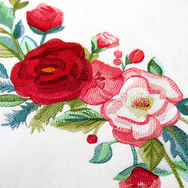 Christmas Floral Spray in Watercolor