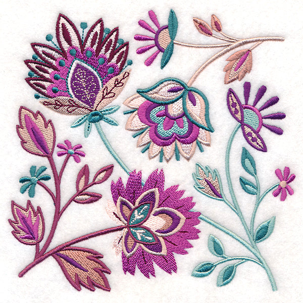 Soft and Sophisticated Jacobean Square