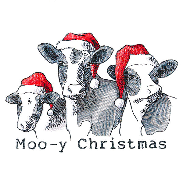 Moo-y Christmas Cows