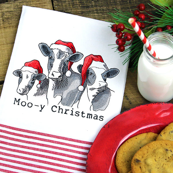Moo-y Christmas Cows