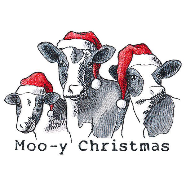 Moo-y Christmas Cows