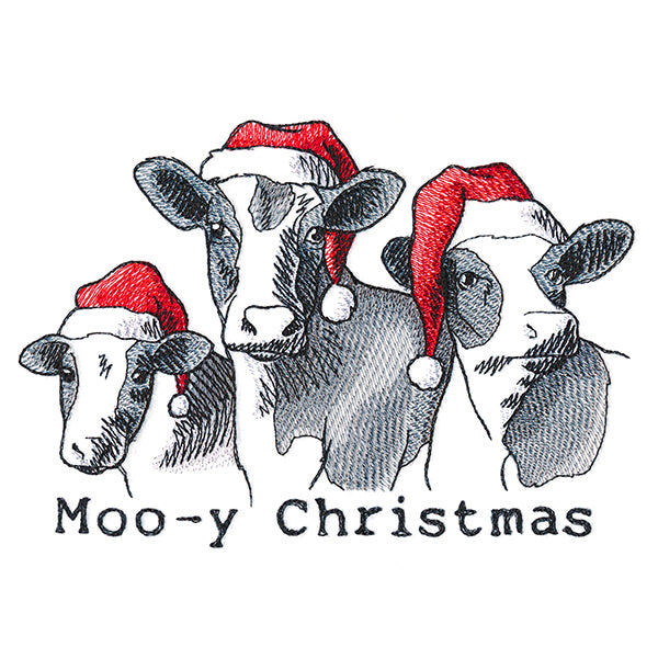 Moo-y Christmas Cows