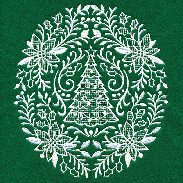 Exquisite Christmas Feature (Whitework)