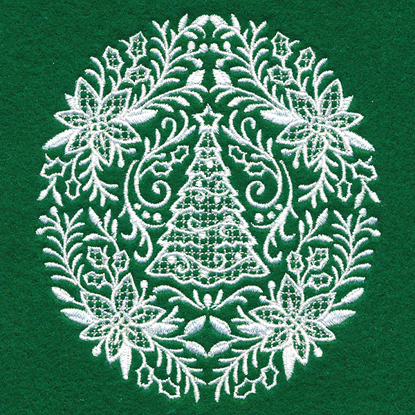 Exquisite Christmas Feature (Whitework)