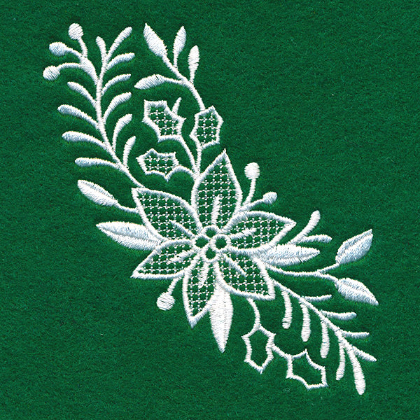 Exquisite Christmas Curve (Whitework)