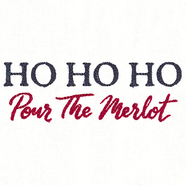 Ho, Ho, Ho, Pour the Merlot