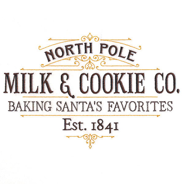 North Pole Milk & Cookies