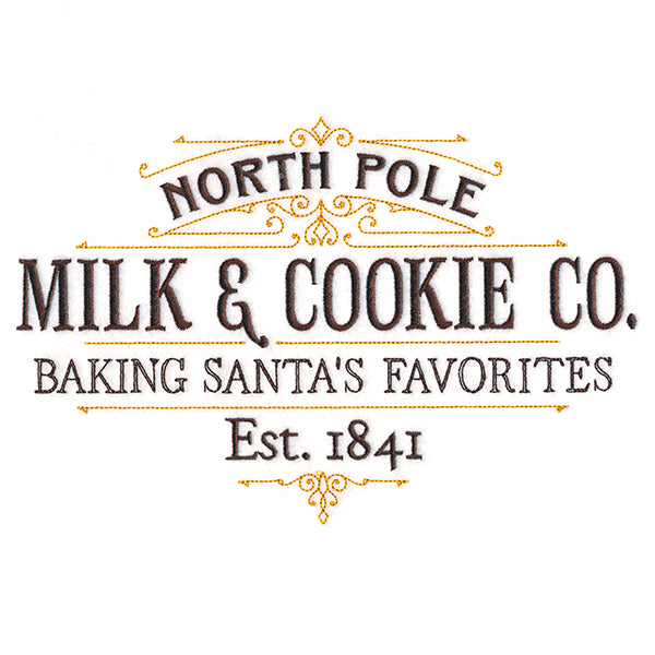 North Pole Milk & Cookies