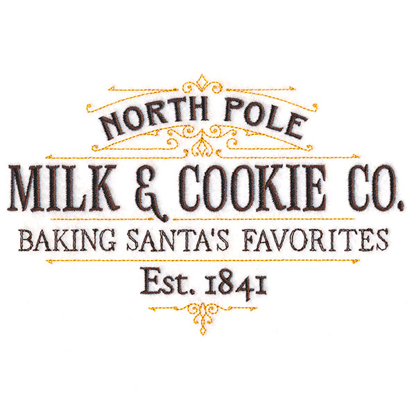 North Pole Milk & Cookies
