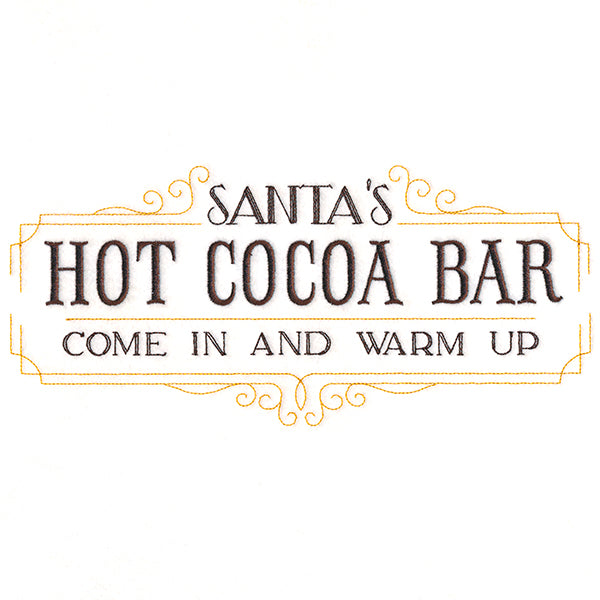 Santa's Hot Cocoa Bar