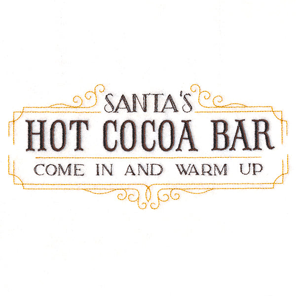 Santa's Hot Cocoa Bar