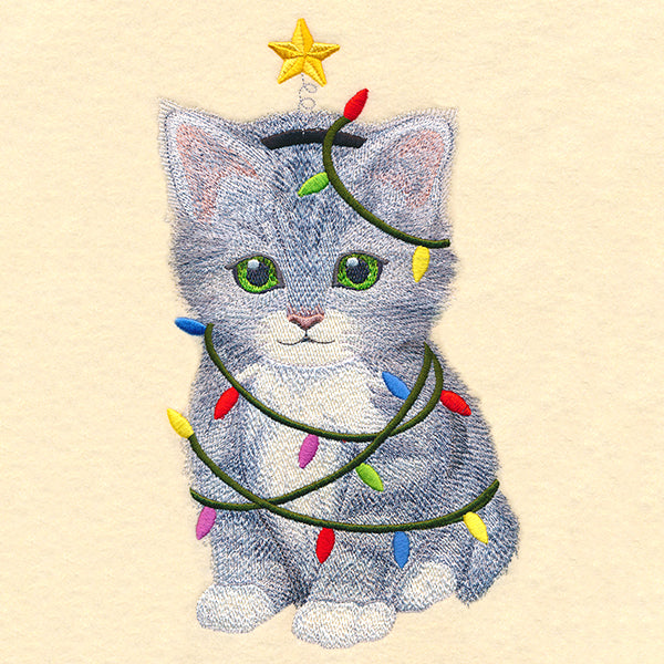 Sweet Christmas Kitten
