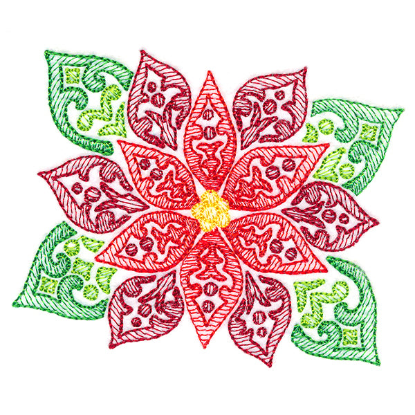 Fanciful Christmas Poinsettia