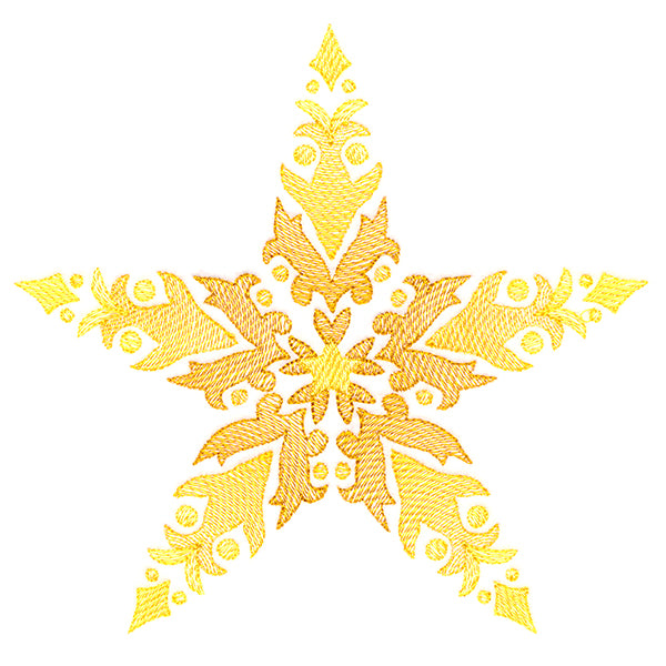 Fanciful Christmas Star