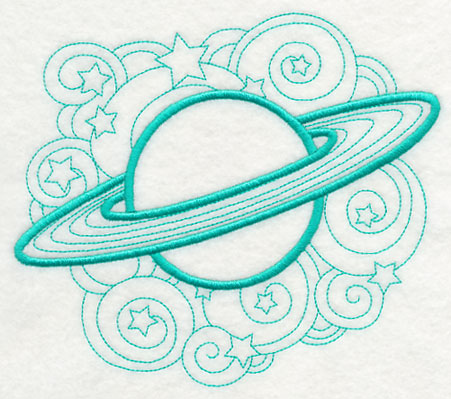 Doodle Saturn