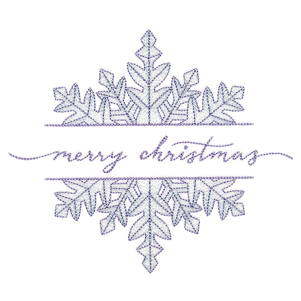 Merry Christmas Snowflake