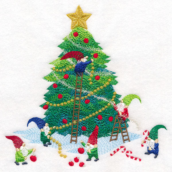 Decorating Christmas Gnomes