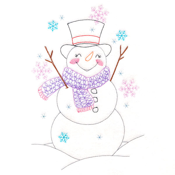 Happy Snowman (Vintage)
