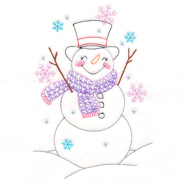 Happy Snowman (Vintage)