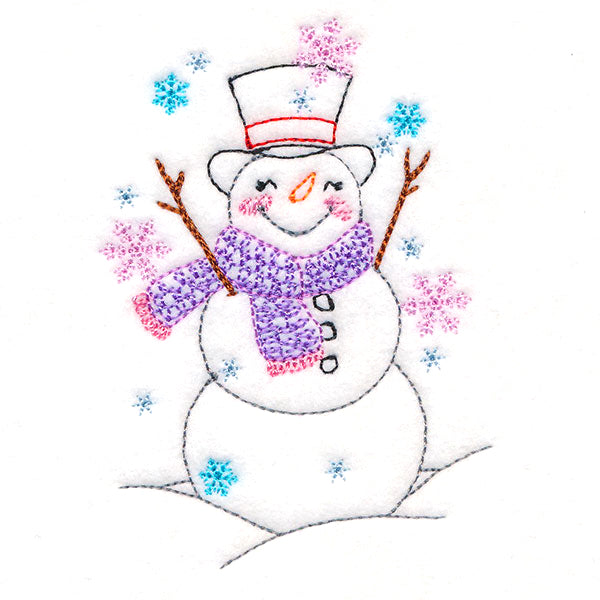Happy Snowman (Vintage)