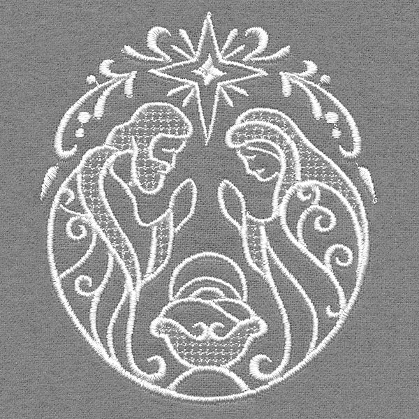 Exquisite Noel Accent (Whitework)