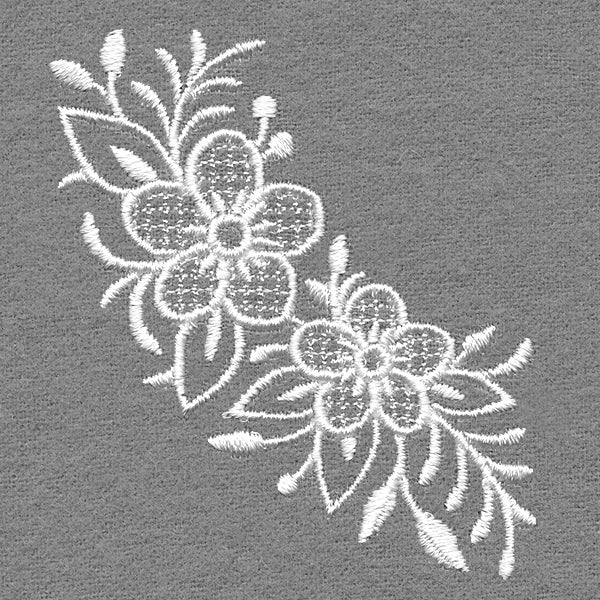 Exquisite Noel Curve (Whitework)