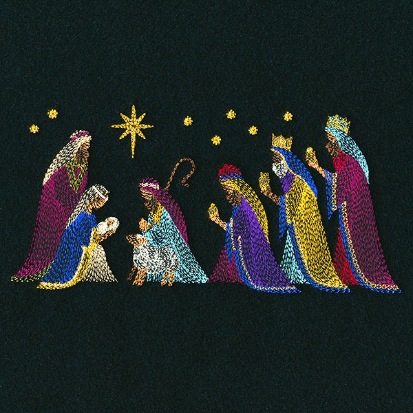 Faithful Nativity Scene