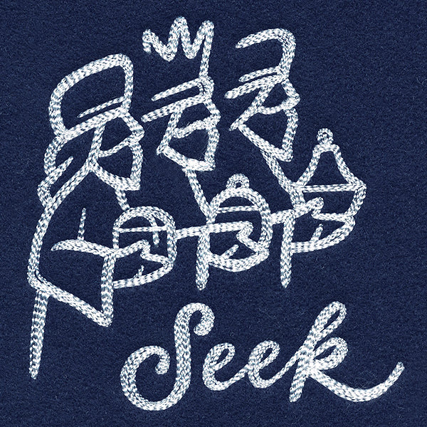Three Wise Men with Seek (Whitework)