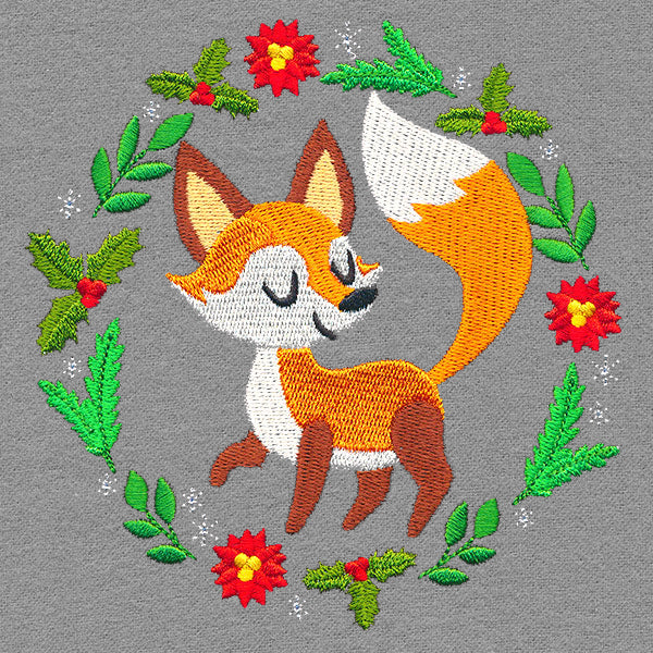 Holly Jolly Christmas Fox