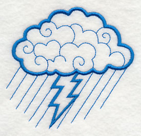 Doodle Cloud and Lightning