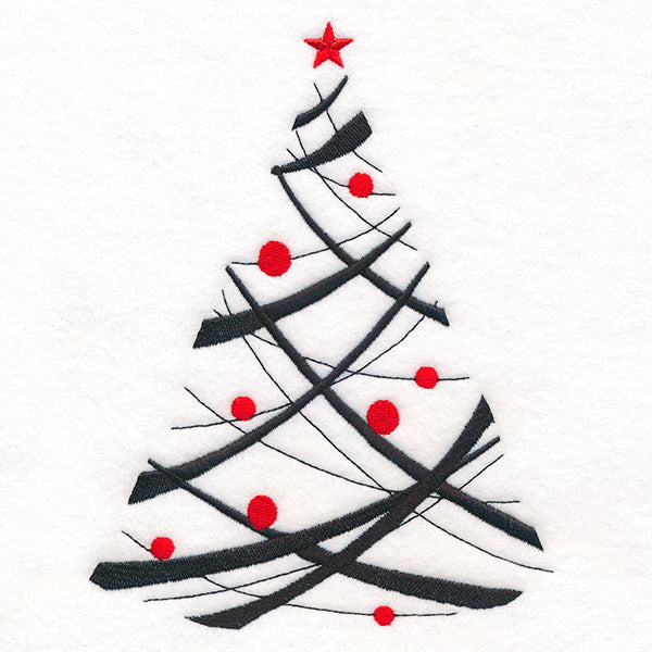 Modern Merry Christmas Tree