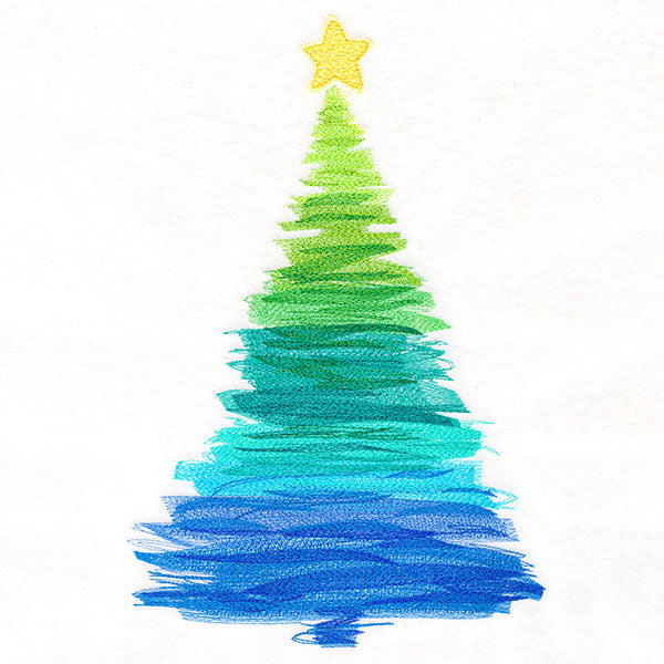 Color Splash Christmas Tree