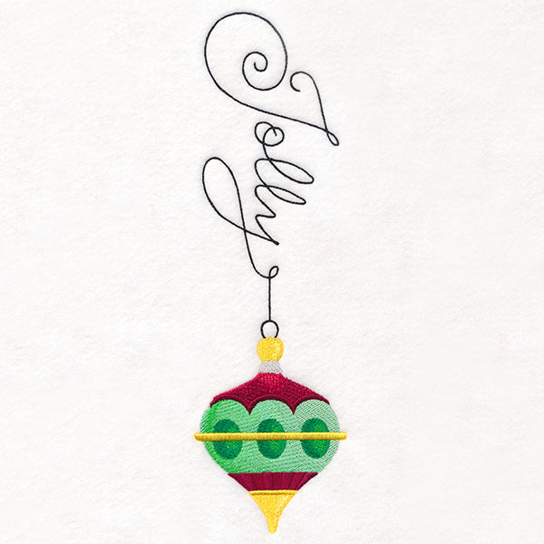 Jolly Christmas Ornament