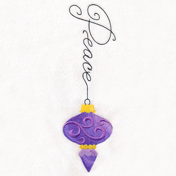 Peace Christmas Ornament