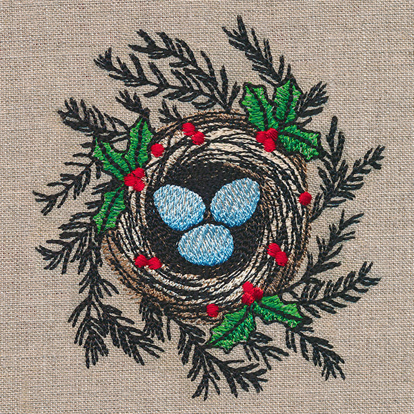Christmas Robin's Nest