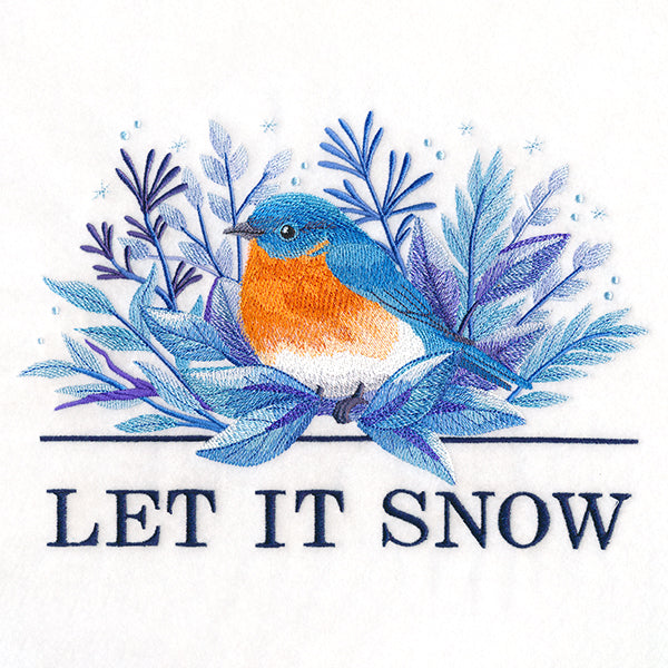 Beautiful Winter Bluebird