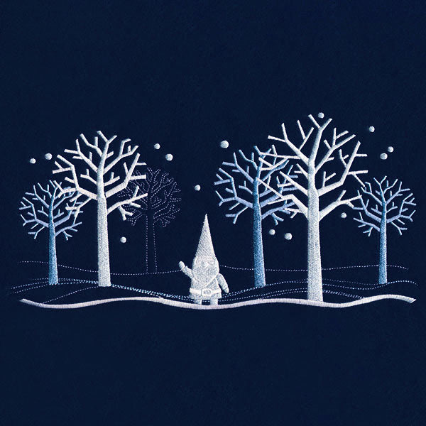 Winter Wonderland Gnome Border