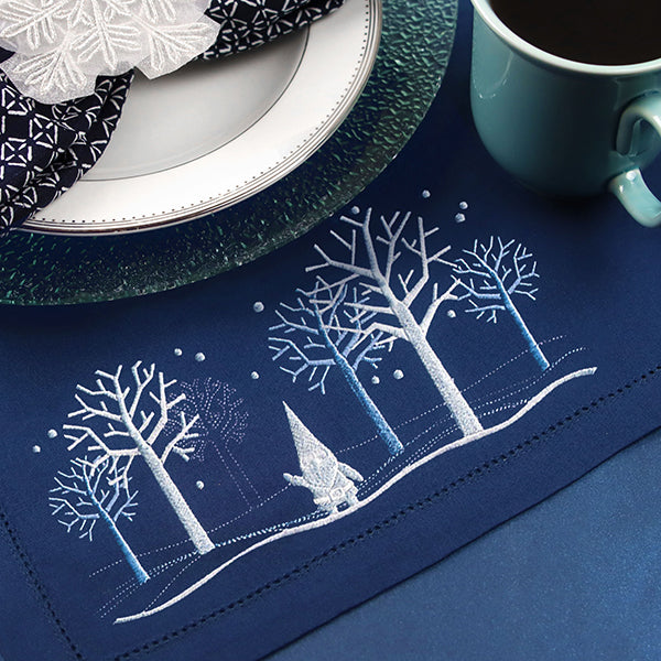 Winter Wonderland Gnome Border