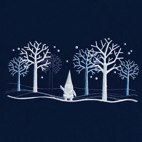 Winter Wonderland Gnome Border