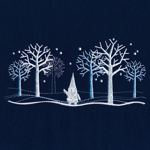 Winter Wonderland Gnome Border