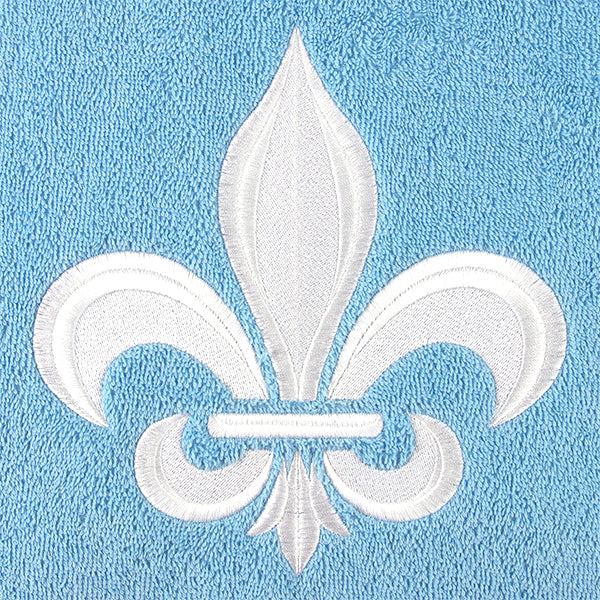 Swirling Fleur de Lis