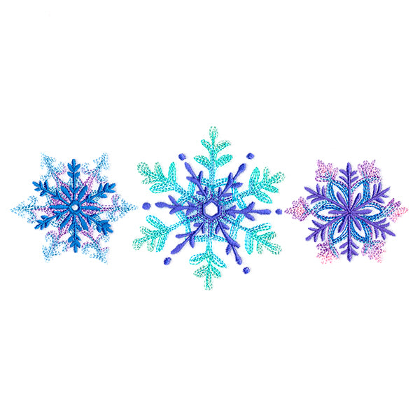Snowflake Sketch Trio