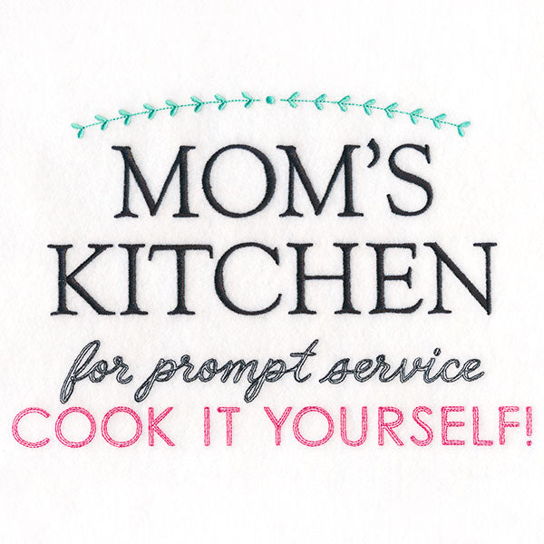 Mom's Kitchen Sign
