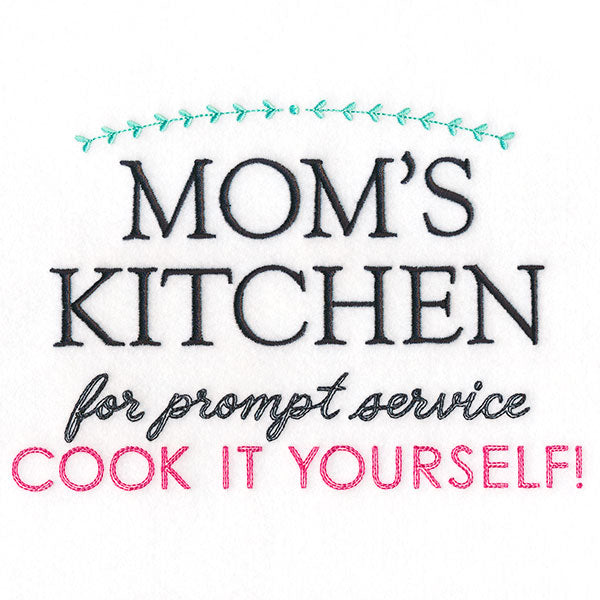 Mom's Kitchen Sign