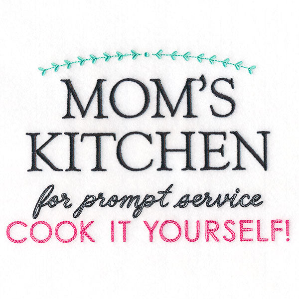 Mom's Kitchen Sign