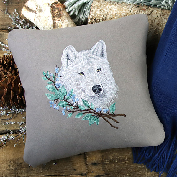 Wolf in Winter Branches