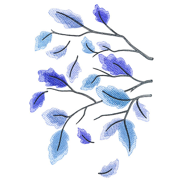 Frosty Winter Leaves